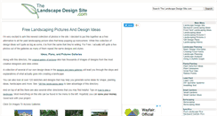 Desktop Screenshot of landscapingideas.the-landscape-design-site.com